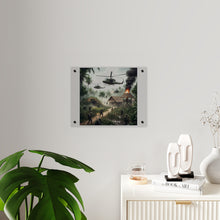 Load image into Gallery viewer, Acrylic Wall Art Panel - Vietnam Village Helicopter Assault