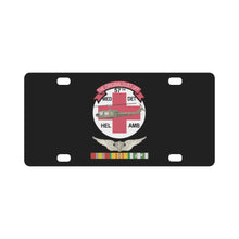 Load image into Gallery viewer, Army - 57th Medical Co - Originall Dustoff - Vietnam w Flt Surgeon Wings w VN SVC X 300 Classic License Plate