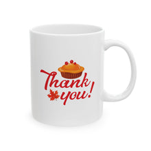 Load image into Gallery viewer, White Ceramic Mug - 11oz & 15oz - Thank you