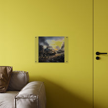 Load image into Gallery viewer, Acrylic Wall Art Panel - Tank Destroyer - M10 Wolverine vs German Panzer Tank