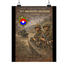 Load image into Gallery viewer, Matte Poster - 9th Infantry Division in Vietnam