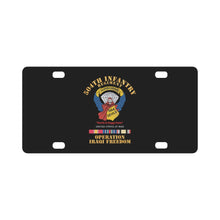 Load image into Gallery viewer, Army - 504th Infantry Regiment - Devils - OIF X 300 Classic License Plate