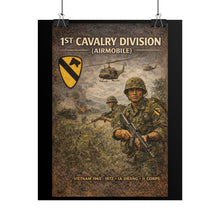 Load image into Gallery viewer, Rolled Posters - 1st Cavalry Division in Ia Drang