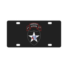 Load image into Gallery viewer, 1st Ranger Infantry Company - 2nd ID SSI X 300 Classic License Plate
