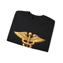 Load image into Gallery viewer, Crewneck Sweatshirt - Army Medical Corps Branch Insignia - 3D - Enhanced