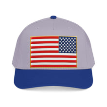 Load image into Gallery viewer, Mid Profile Baseball Cap - Flag - United States - 3D - Enhanced