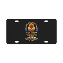 Load image into Gallery viewer, Army - Cold War Vet - 172nd Support Bn, 172nd In Bde - Ft Richardson AK w COLD SVC X 300 Classic License Plate