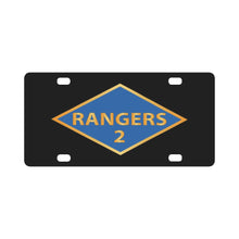Load image into Gallery viewer, SSI - 2nd Ranger Battalion - Ranger Diamond - WWII X 300 Classic License Plate