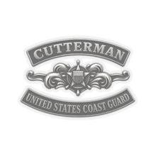 Load image into Gallery viewer, Kiss-Cut Stickers - USCG - Cutterman - Enlisted w txt - 3D - Enhanced