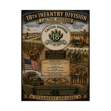 Load image into Gallery viewer, Matte Poster - 18th Infantry Division - Poster