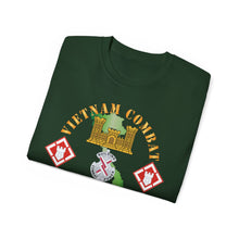 Load image into Gallery viewer, Unisex Ultra Cotton Tee - Vietnam Combat Veteran w 20th Engineer Brigade SSI - Dong Tam X 300