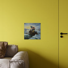 Load image into Gallery viewer, Acrylic Wall Art Panel - Washington Crossing the Delaware duing the Revolutionary War