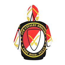 Load image into Gallery viewer, Men's All Over Print Hoodie (USA Size) (Model H13) - Army - 6th Cavalry Brigade Fort Hood, Texas