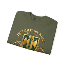 Load image into Gallery viewer, Crewneck Sweatshirt - Army - 18th MP Brigade - V Corps- COLD SVC - 3d Enhanced X 300