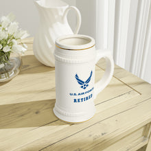 Load image into Gallery viewer, United States Army Air Forces Retired Stein Mug - Military Veteran Beer Stein