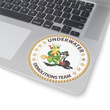 Load image into Gallery viewer, Kiss-Cut Stickers - Navy - SOF - Underwater Demolitions Team