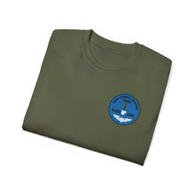 Load image into Gallery viewer, Unisex Ultra Cotton Tee - Vietnam Combat Aviation Vet w Air Crew Badges - 12th Combat Aviation Group - Black Jack - Sgt Howard Meyers - 1968-1969 SVC X 300