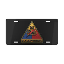 Load image into Gallery viewer, License Plate - SSI - 761st Tank Battalion SSI w Name Tape - 3D Enhanced
