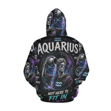 Load image into Gallery viewer, Aquarius - Embrace the Cosmic Difference Men's All Over Print Hoodie (USA Size)