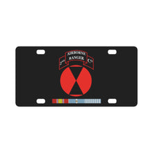 Load image into Gallery viewer, 2nd Ranger Infantry Co - 7th ID SSI w KOREA SVC X 300 Classic License Plate
