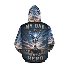 Load image into Gallery viewer, AOP Hoodie - A hero in the skies Men's All Over Print Hoodie (USA Size)