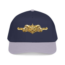 Load image into Gallery viewer, Mid Profile Baseball Cap - USCG - Cutterman - Officer wo txt - 3D - Enhanced