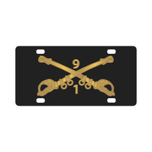 Load image into Gallery viewer, Army - 1st Battalion, 9th Cavalry Branch wo Txt X 300 Classic License Plate