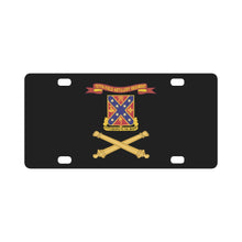 Load image into Gallery viewer, Army - 107th Field Artillery Regiment - DUI w Br - Ribbon X 300 Classic License Plate