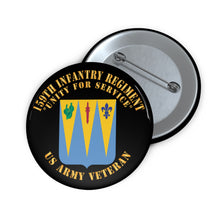 Load image into Gallery viewer, 159th Infantry Regiment DUI Army Pin Button — Custom US Army Military Button