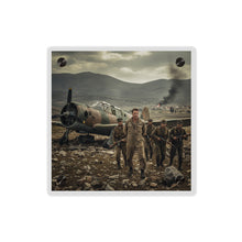 Load image into Gallery viewer, Acrylic Wall Art Panel - U.S. Air Force officer - Captured, KIA, Communist Guerrillas - AT-6 Shotdown - Cold War