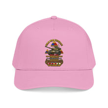 Load image into Gallery viewer, Mid Profile Baseball Cap - Army - Cold War Vet - 3rd Armored Division - Gelnhausen, Germany - M60A3 Tank - Spearhead w Fire - 3D - Enhanced