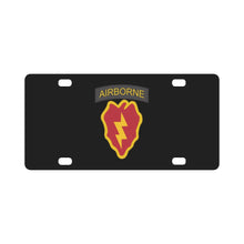 Load image into Gallery viewer, SSI - 25th Infantry Division with txt X 300 Classic License Plate