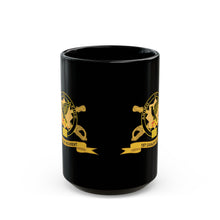 Load image into Gallery viewer, Black Mug (15oz) - Army - 1st Cavalry Regiment w Br - Ribbon X 300