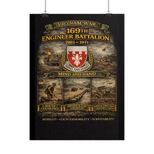 Load image into Gallery viewer, Rolled Posters - 169th Engineer Battalion - 1965 - 1971
