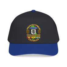 Load image into Gallery viewer, Mid Profile Baseball Cap - Vietnam Veteran Combat - 2nd Bn, 28th Infantry - 1st ID - with VN SVC - 3D - Transparent