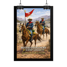 Load image into Gallery viewer, Posters - Buffalo Soldiers at Camp Lockett - 10th Cavalry