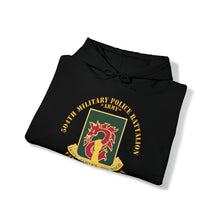 Load image into Gallery viewer, Unisex Heavy Blend™ Hooded Sweatshirt - DUI - 504th Military Police Battalion wo SVC Ribbon X 300