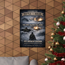 Load image into Gallery viewer, Matte Poster - 99th Infantry Division - Battle of the Bulge