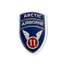 Load image into Gallery viewer, Die-Cut Magnet - 11th Airborne Division w Arctic Tab wo txt - 3D - Enhanced