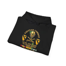 Load image into Gallery viewer, Hoodie – Army - Vietnam Combat Cavalry Veteran w 1st Bn 12th Cav DUI - 1st Cav Div - 3D X 300