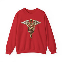 Load image into Gallery viewer, Crewneck Sweatshirt - Army Medical Service Corps (MS) Branch Insignia - 3D - Enhanced