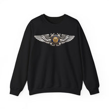 Load image into Gallery viewer, Crewneck Sweatshirt - USCG - Aviator Badge - Auxiliary wo txt - 3D - Enhanced