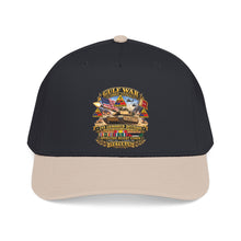 Load image into Gallery viewer, Mid Profile Baseball Cap - Army - Desert Storm - 2nd Armored Div - Combat Vereran Veteran w GULF SVC - 3D - Enhanced