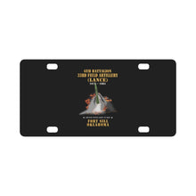 Load image into Gallery viewer, Field Artillery - 6th Bn, 33rd Field Artillery, Ft Sill, OK LANCE Firing - 1975-1981 X 300 Classic License Plate