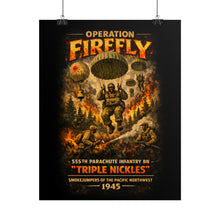Load image into Gallery viewer, Posters - Operation Firefly - 555th Parachute Infantry