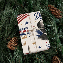 Load image into Gallery viewer, Gift Wrap Paper — Martin Luther King Jr. Inspirational Pattern