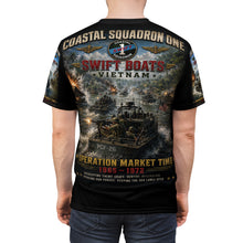 Load image into Gallery viewer, Coastal Squadron One, Swift Boats — Vietnam Tribute Tee — Operation "MARKET TIME" - 1965–1972
