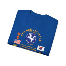 Load image into Gallery viewer, Unisex Tee, Military T-Shirt, Military Veteran Gift, Patriotic Shirt, Army Apparel - USAF - 21st Tactical Air Support Squadron - 9th Infantry Division - ROK w VN SVC - V3 - Group X 300