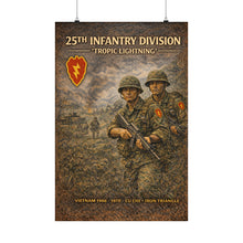 Load image into Gallery viewer, Matte Poster - 25th Infantry Division - Tropic Lightning