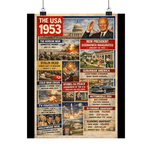 Load image into Gallery viewer, Matte Poster -THE USA - 1953